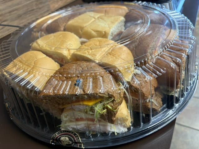Large Sandwich Party Tray.